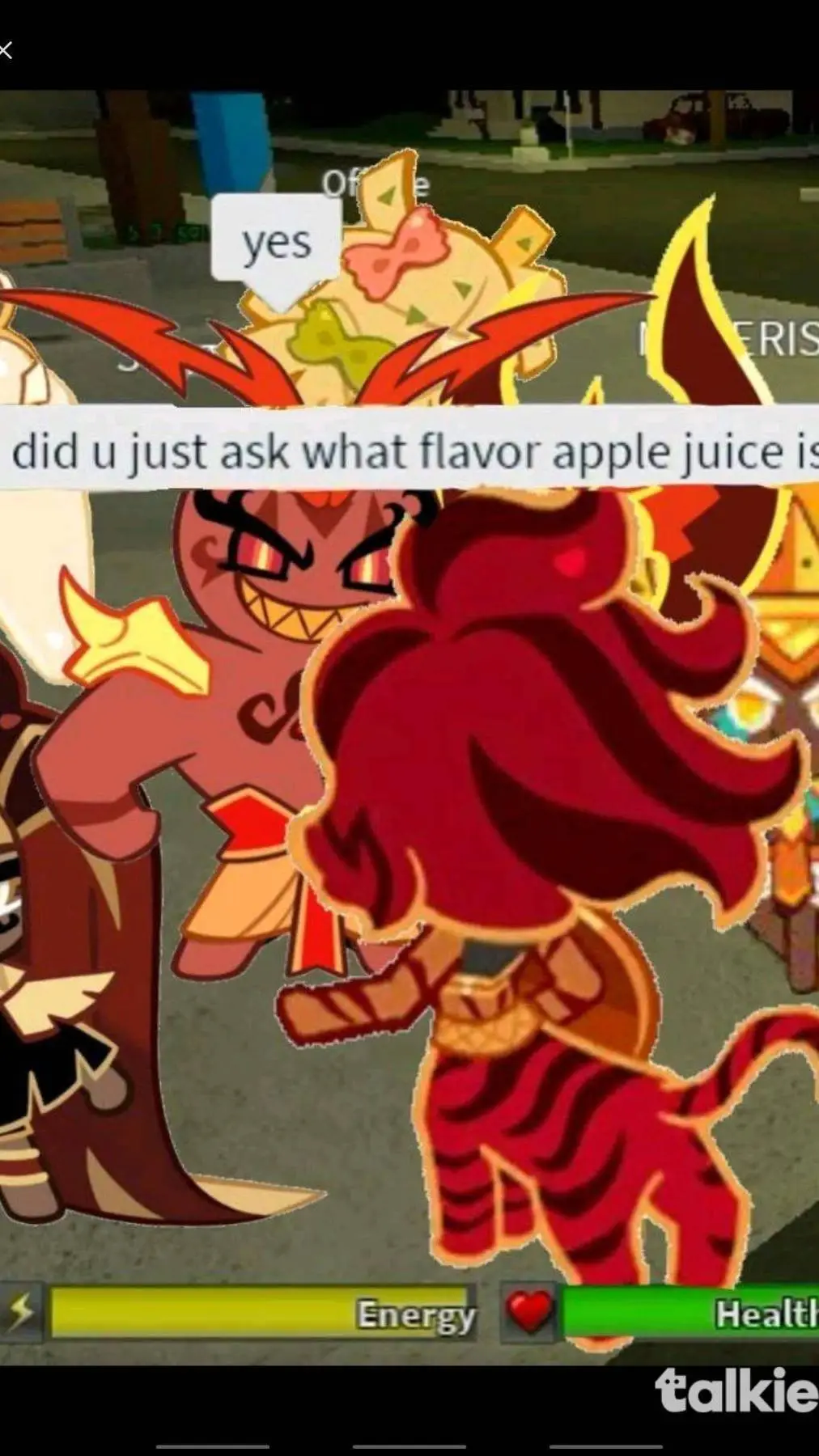 ai character: Burping Lice background