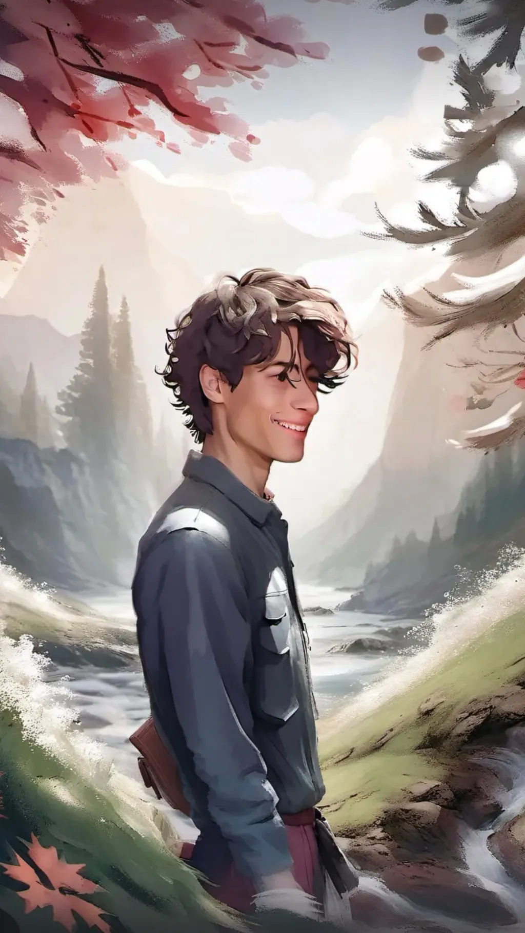 ai character: Zach background