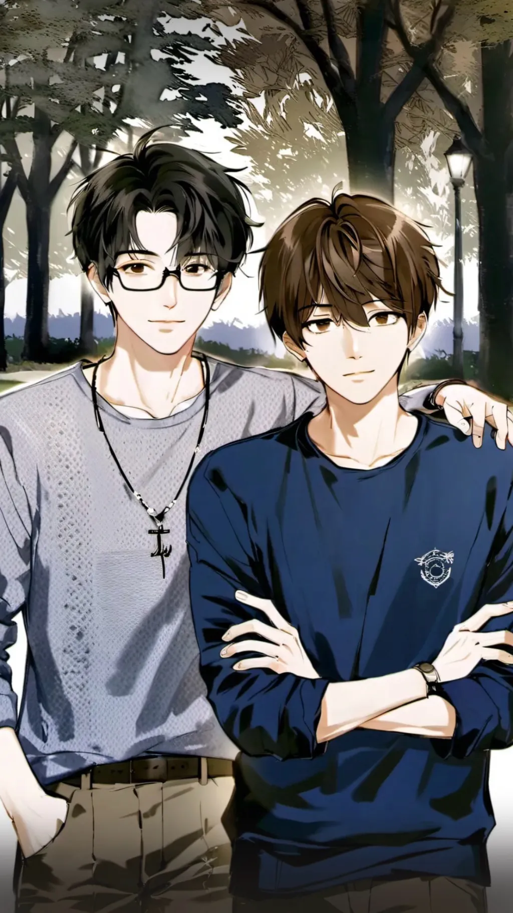 ai character: 2 Big Brothers background