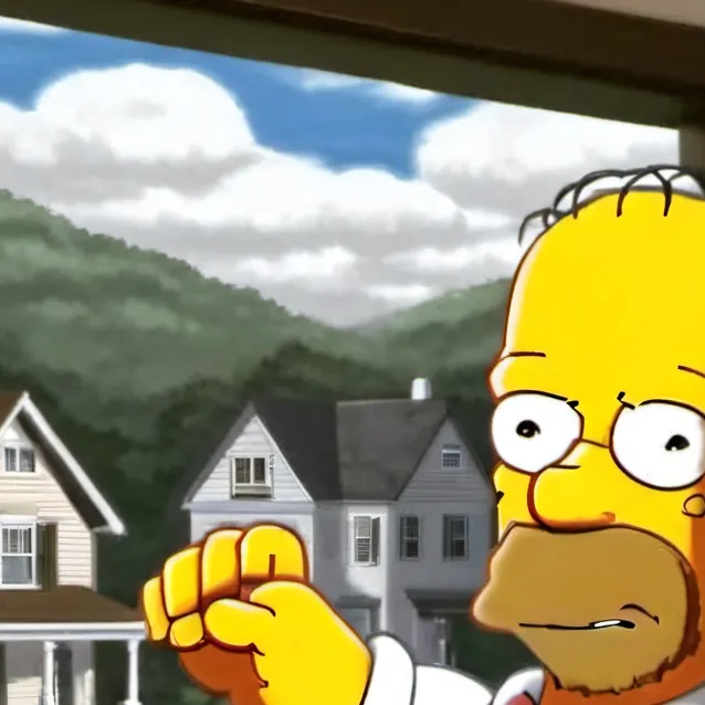 chat with ai character: the simpsons