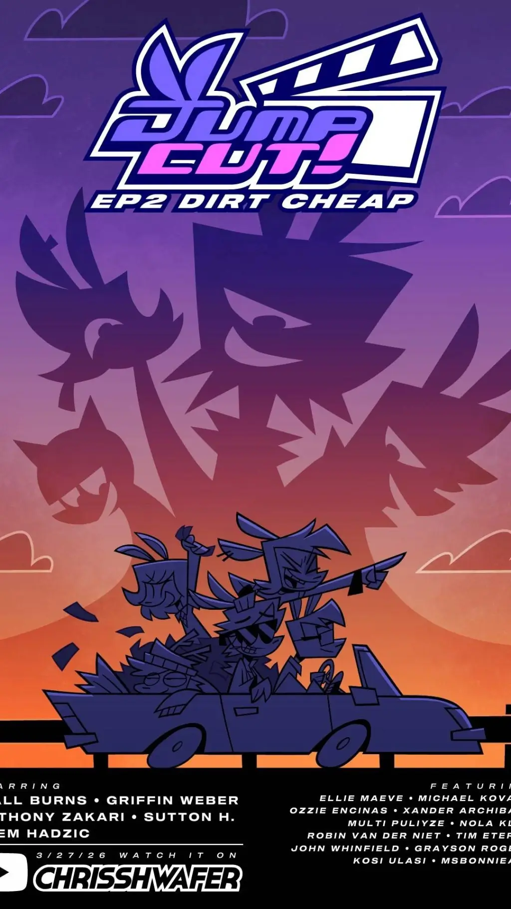 ai character: JumpCut Dirt Cheap background