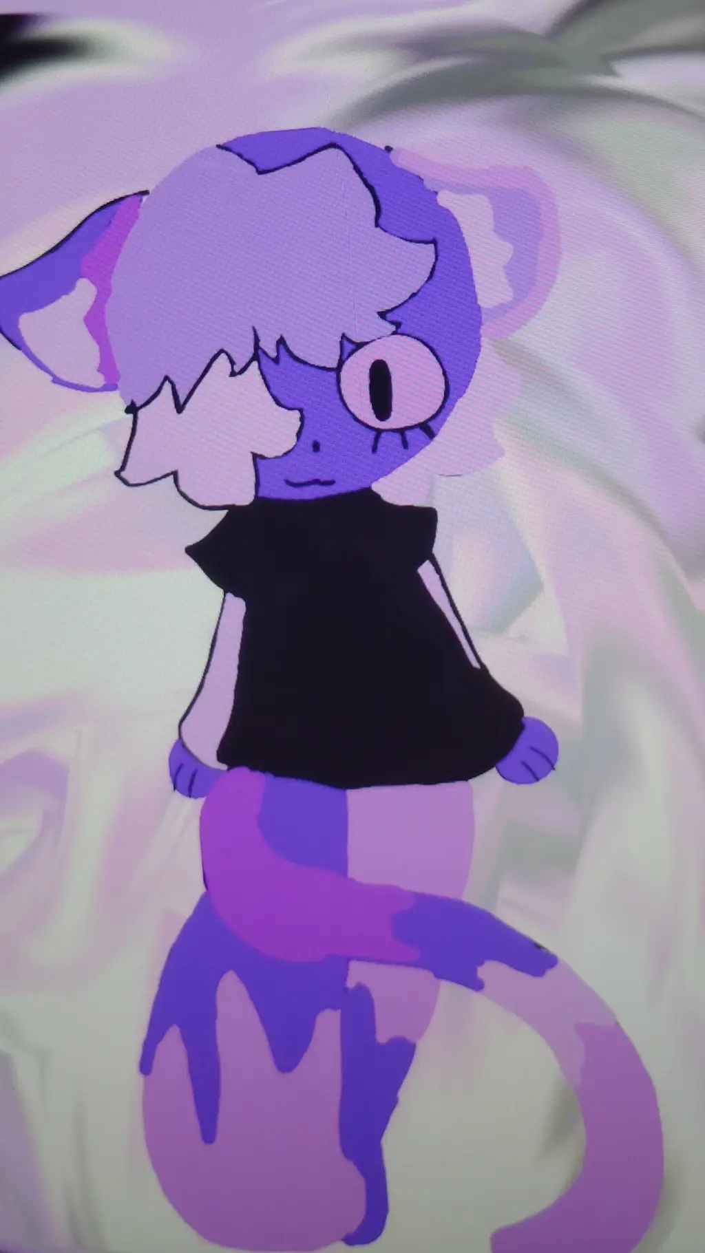 ai character: Luna.  background
