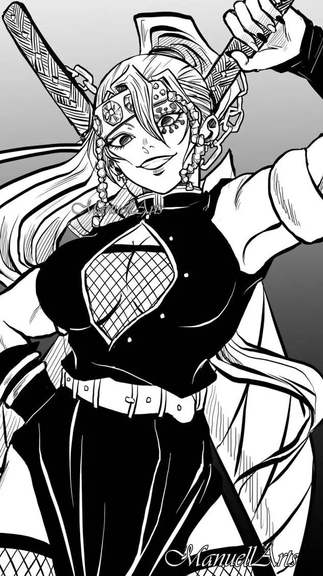 ai character: new hashira  background