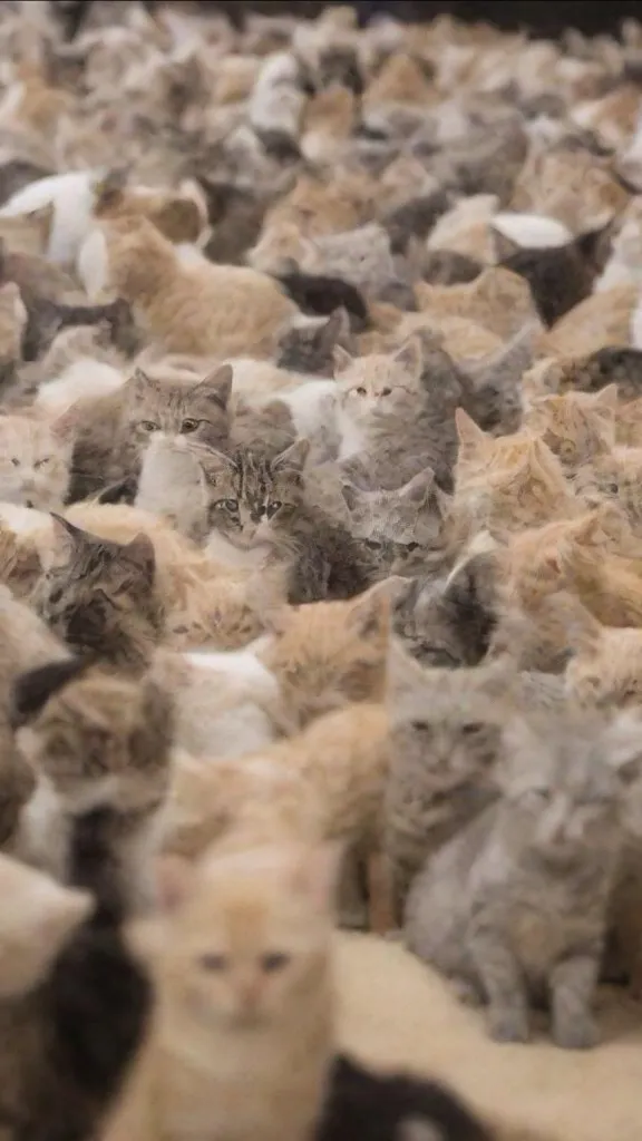 ai character: 6000 kittens!  background