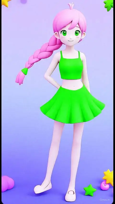 ai character: karona willow 🌺🌺🌺🌺 background