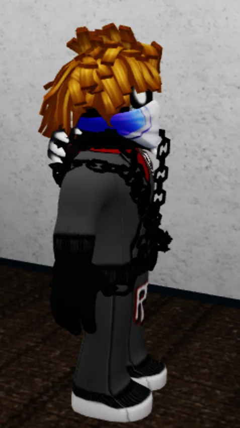 ai character: Masked bacon hair background