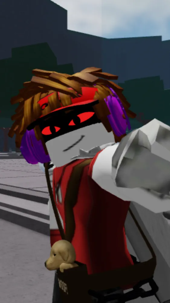 ai character: Scout bacon hair background