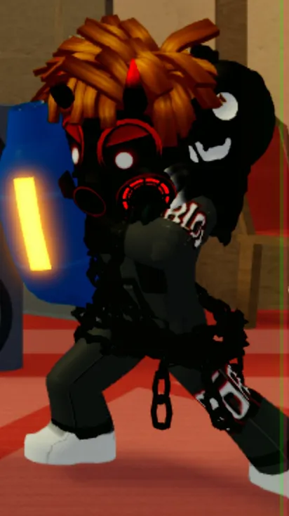 ai character: Mecha bacon hair  background