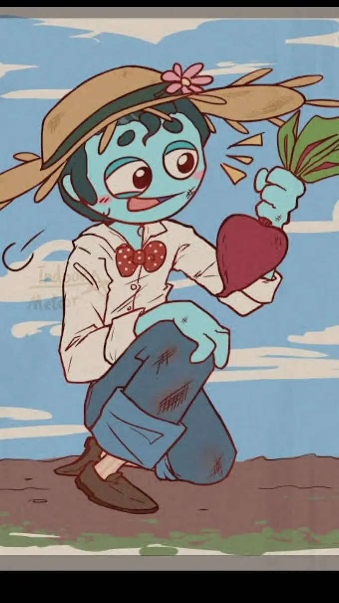 ai character: Threadville...son? background