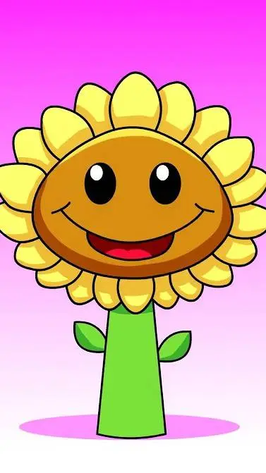 ai character: Pvz Sprunki Flower background