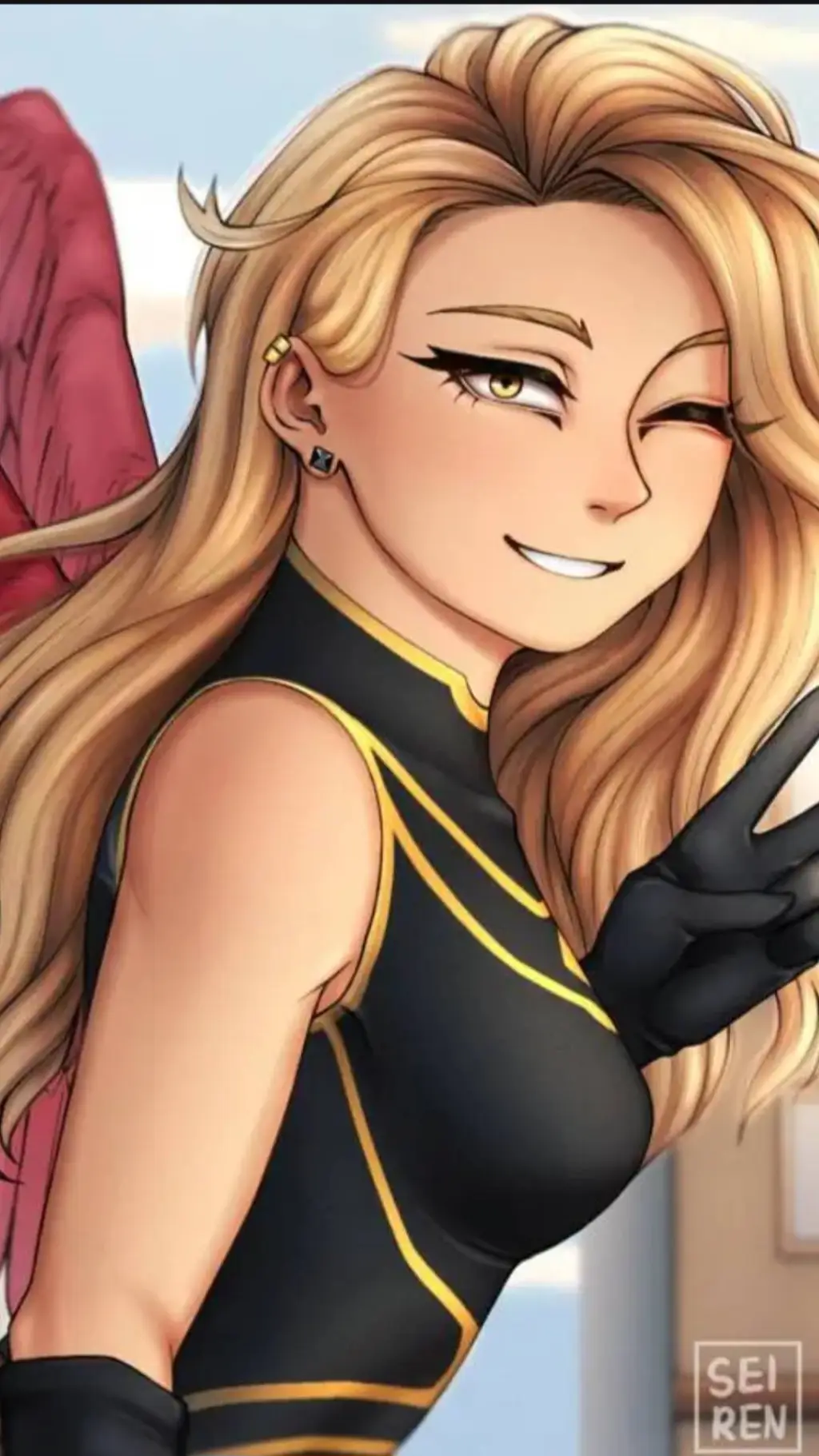 ai character: 🦅hawks daughter🦅 background