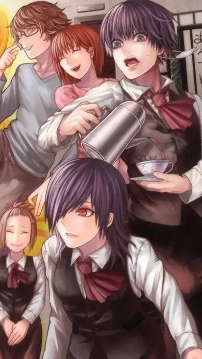 ai character: Tokyo Ghoul background