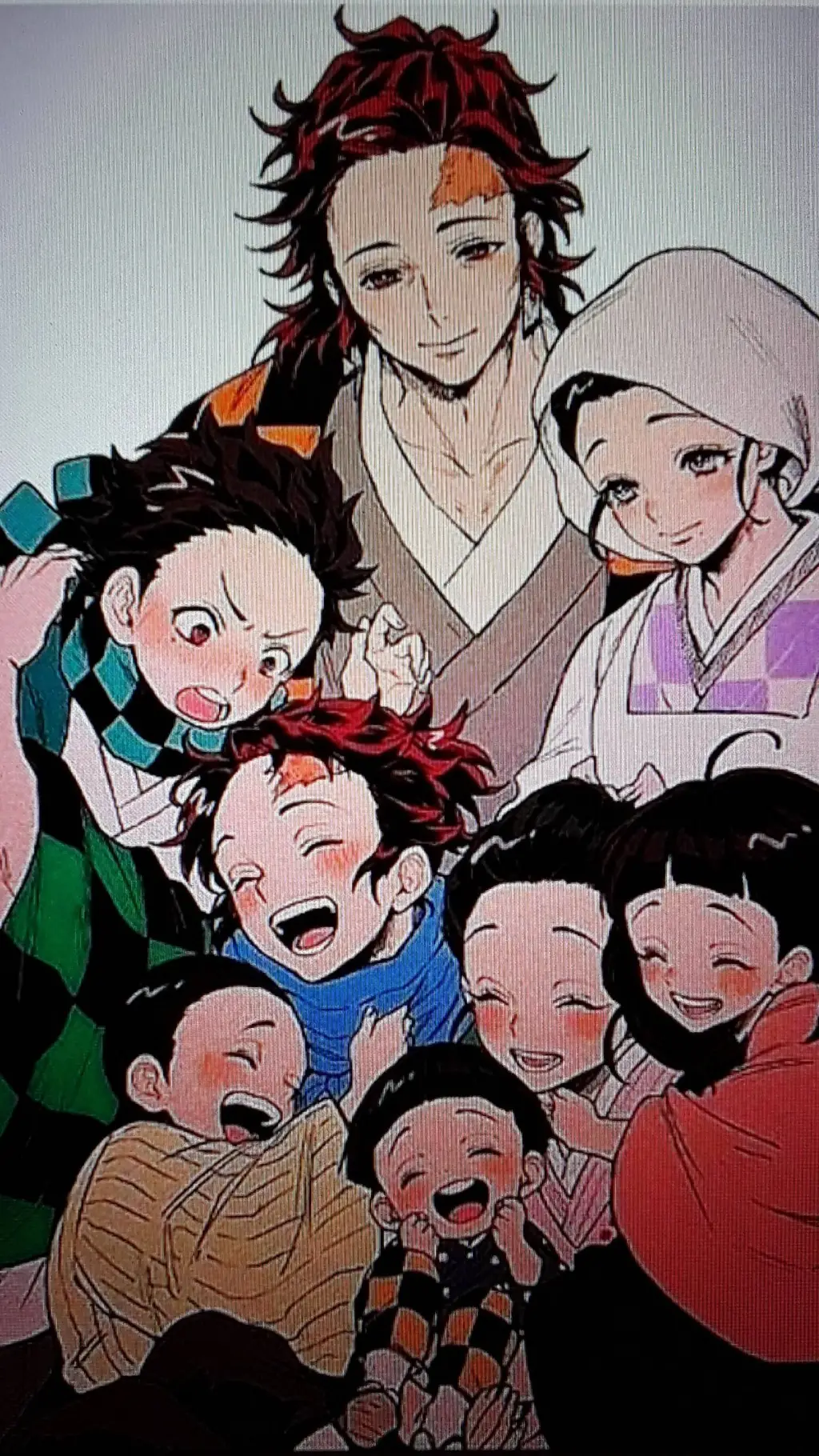ai character: Kamado Family  background