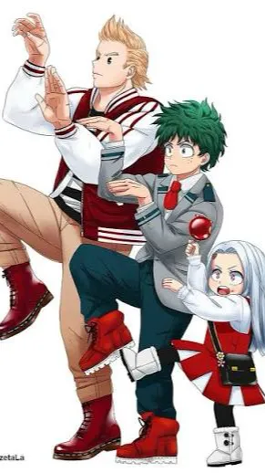 ai character: MHA~ 💥 background