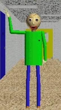 ai character: Baldi background