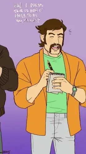 ai character: Evan Wright background