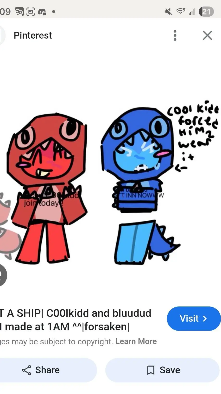 ai character: bluukidd background