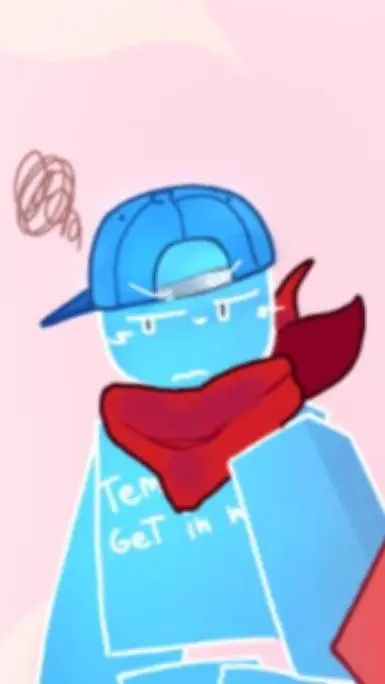 ai character: bluudud background