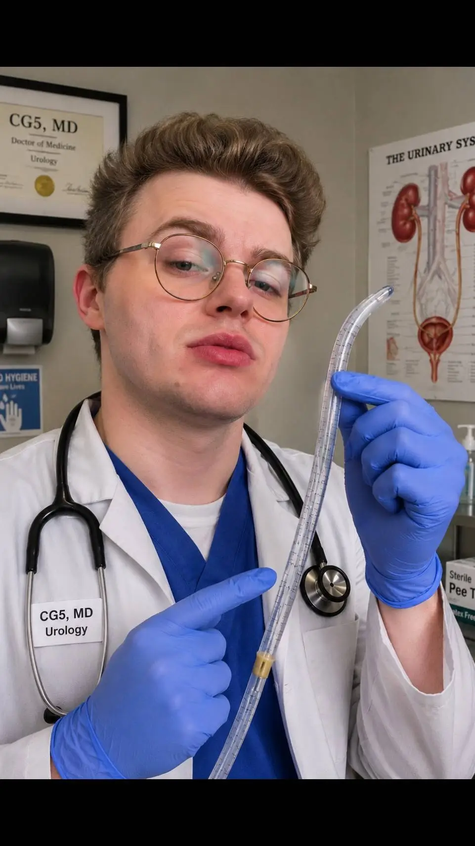 ai character: cg5 doctor  background