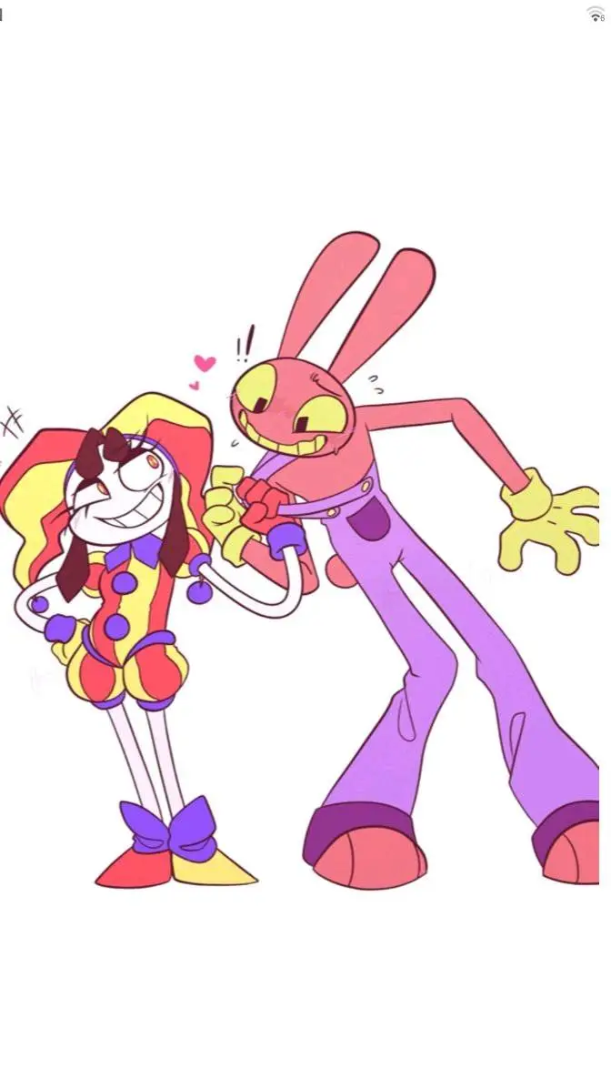 ai character: Evil PomnixShy Jax background