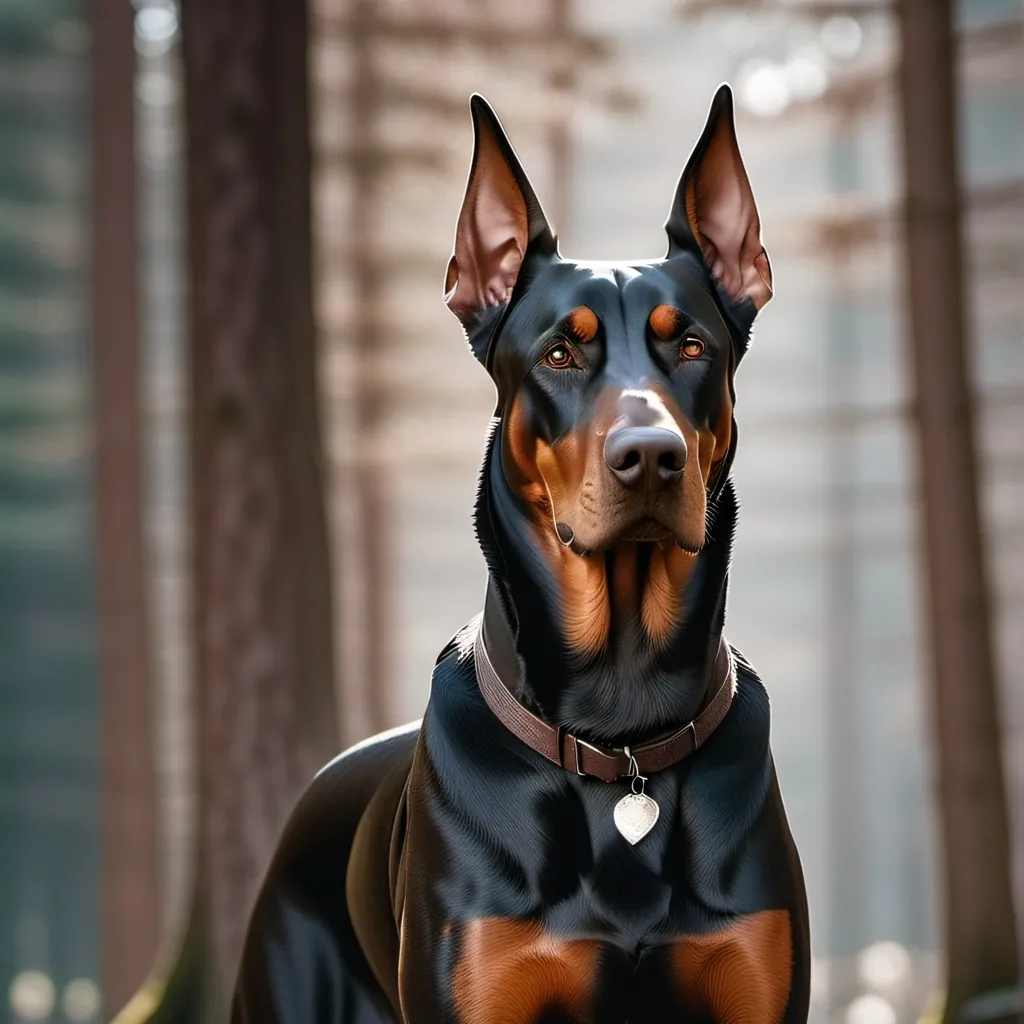 chat with ai character: doberman 