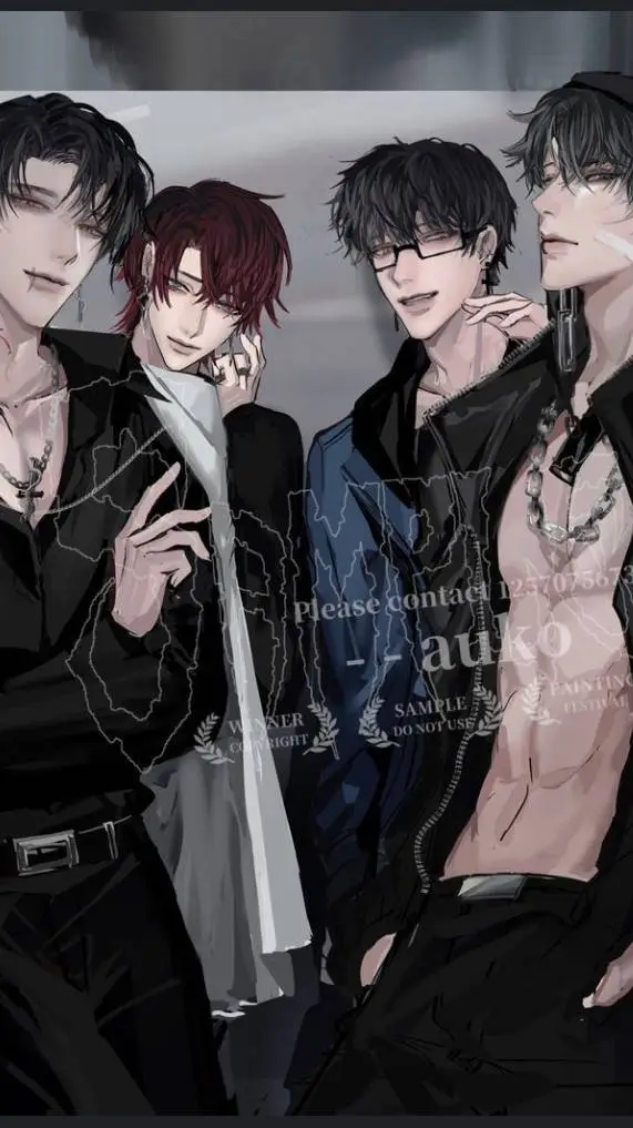 ai character: Leo, Aaron, Santi background