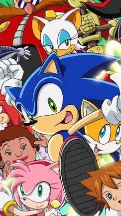 ai character: Sonic X+Pokemon background