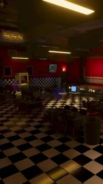 ai character: Sonicverse X FNAF background