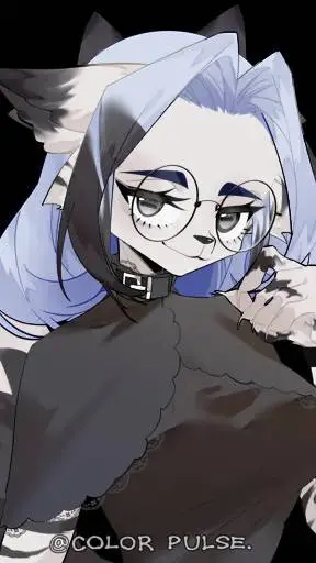 ai character: hanging out :) background