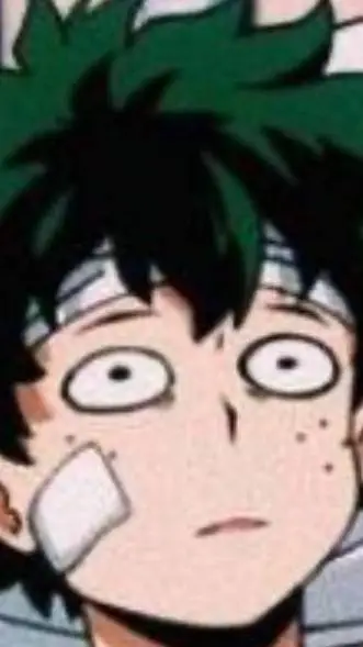 ai character: Deku being dumb  background