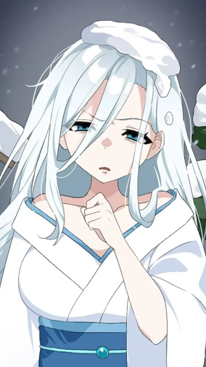 ai character: Cryo (Snow Woman) background