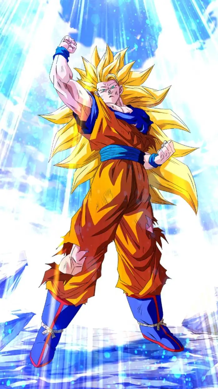 ai character: Super Saiyan 3Goku background