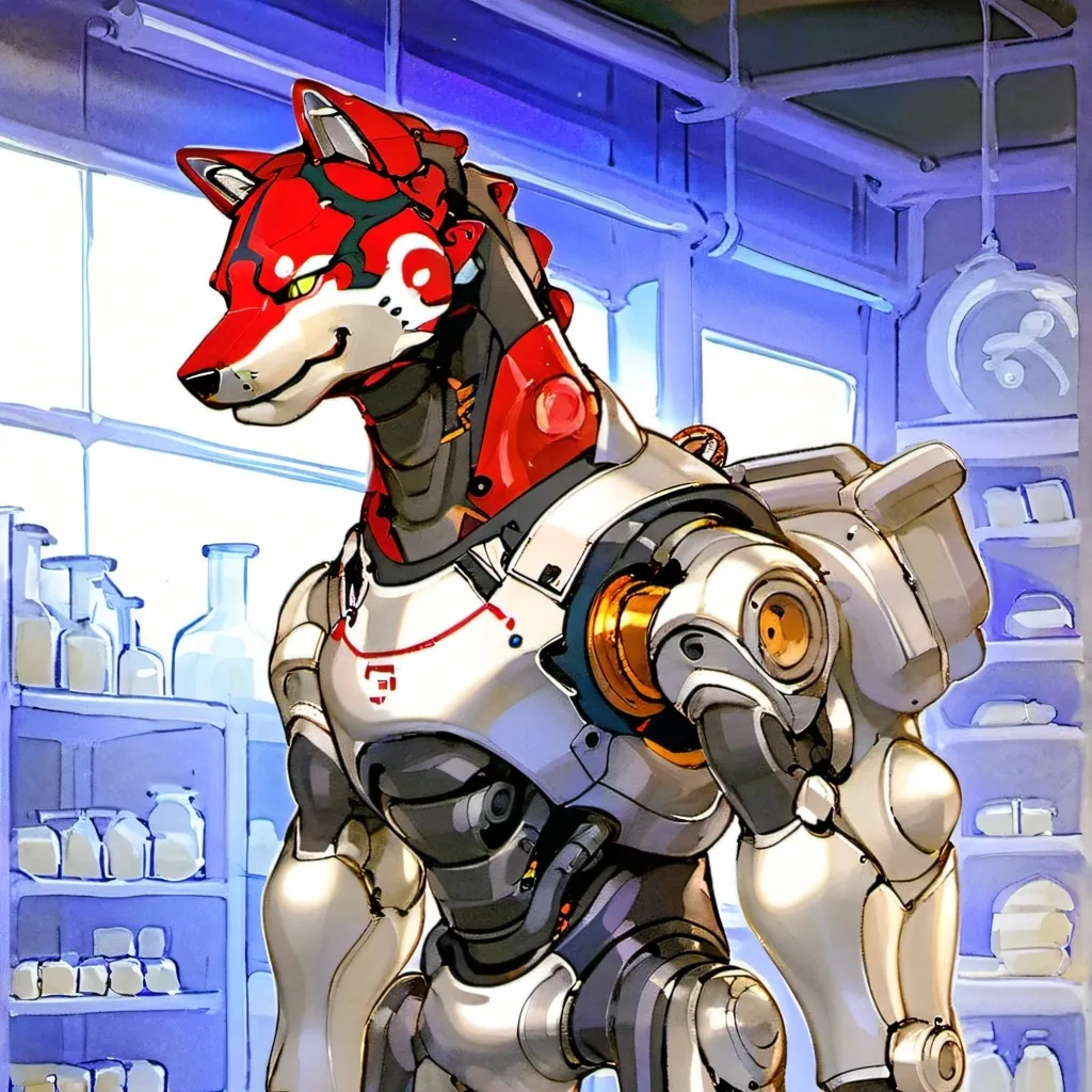 chat with ai character: zilyx the Robo dog