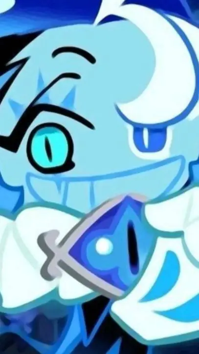 ai character: shadow milk cookie background