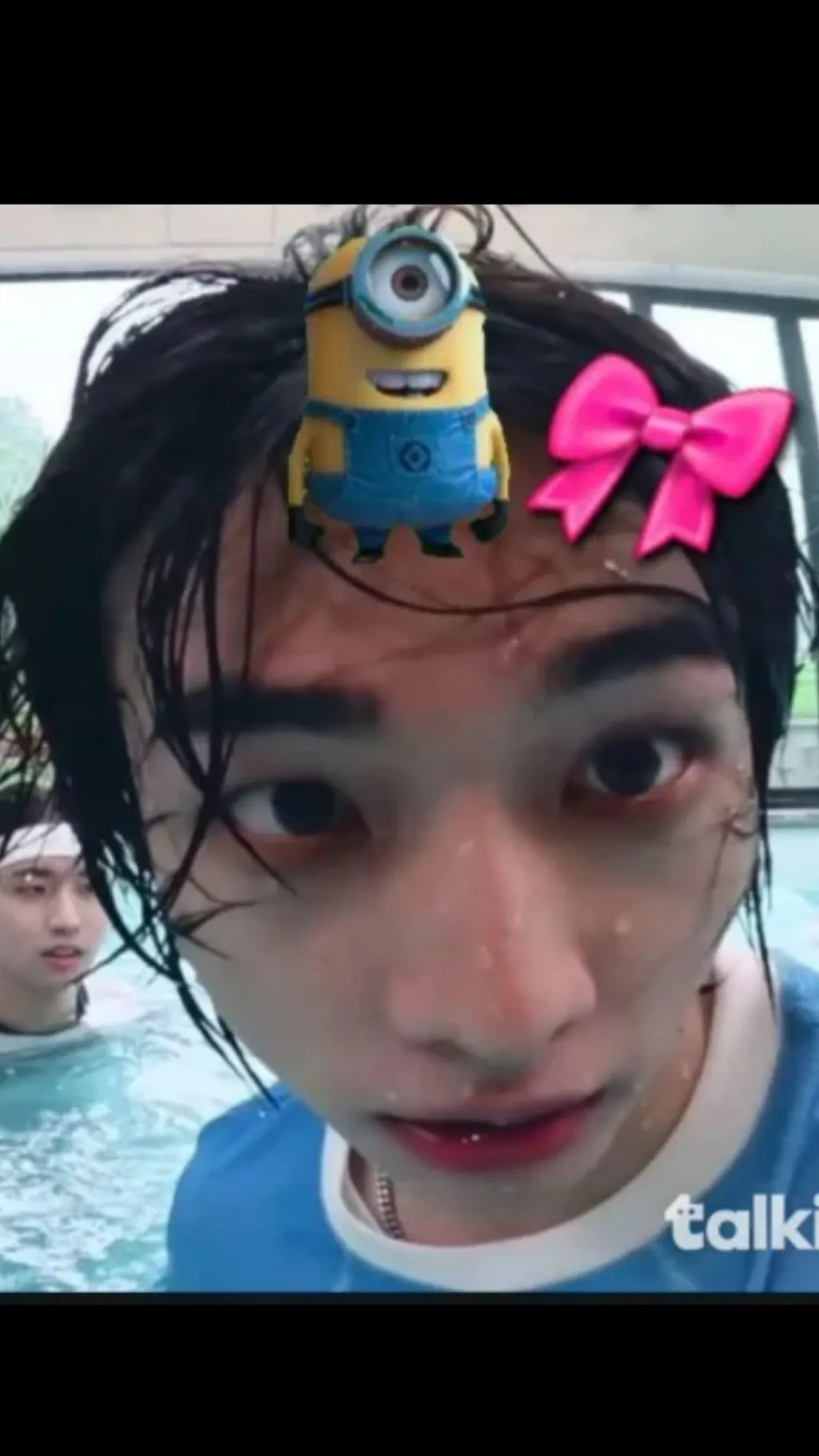 ai character: Skz pool background