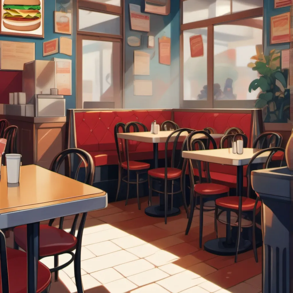 chat with ai character: Fast Food Facility