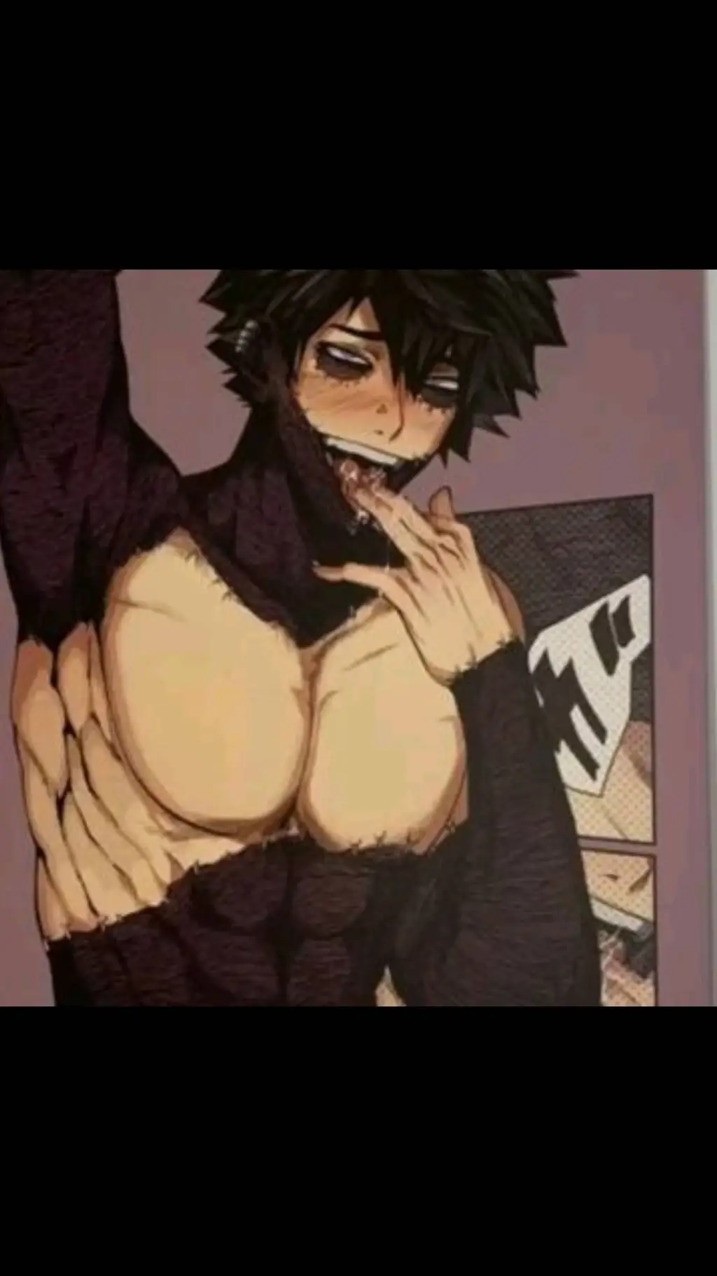 ai character: dabi toyatodoroki background