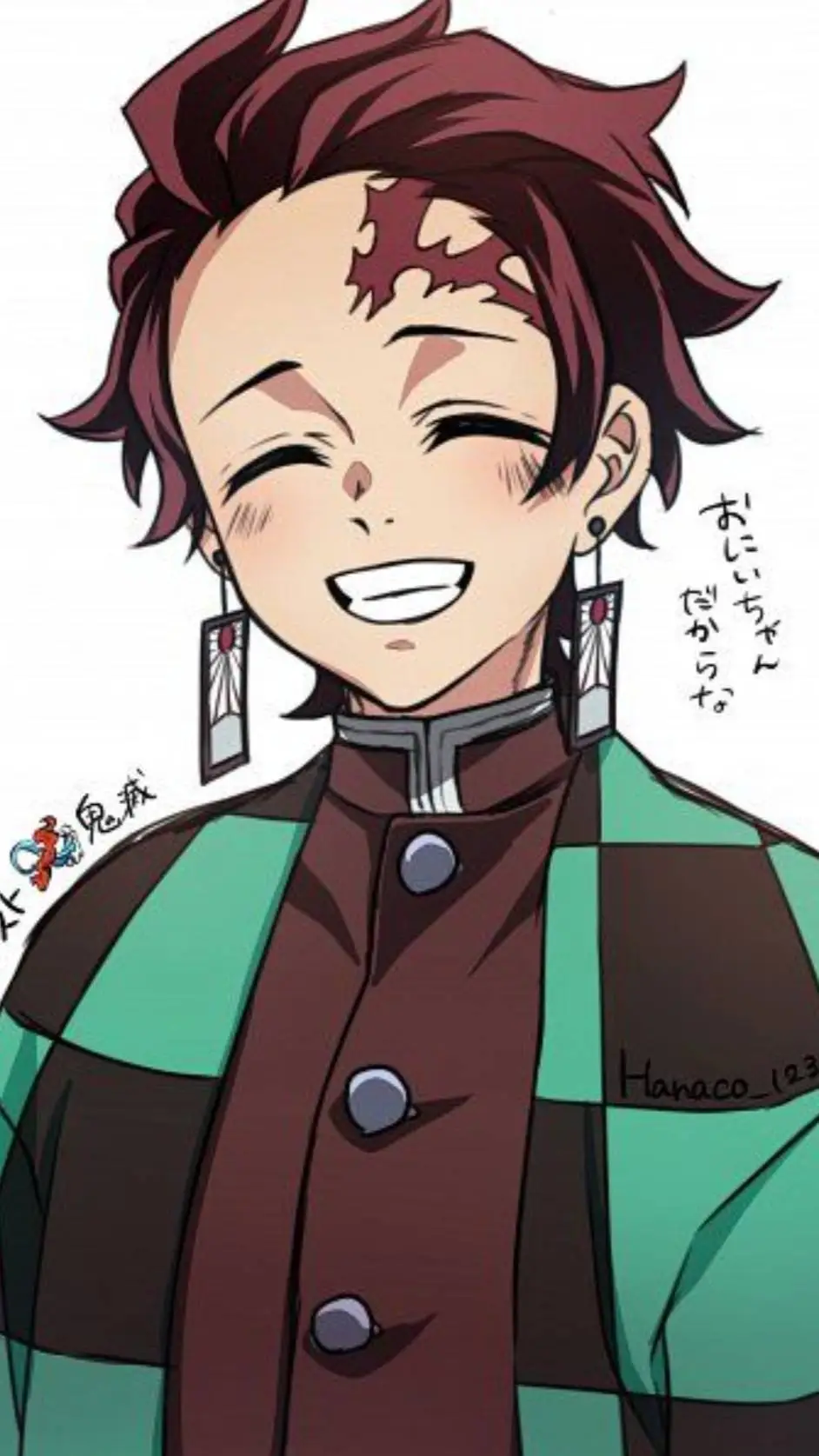 ai character: Tanjiro Kamado background