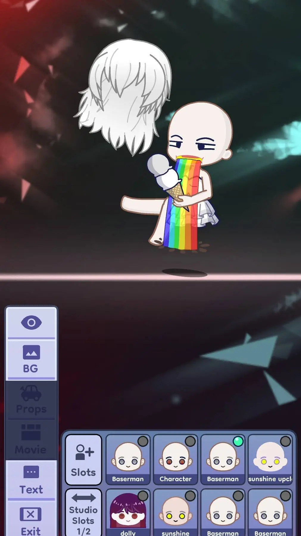 ai character: diva story😱 background
