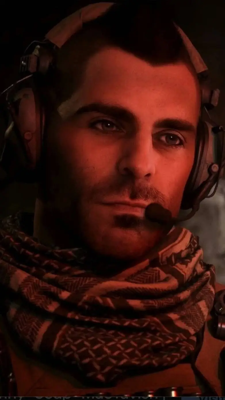ai character: Soap MacTavish  background