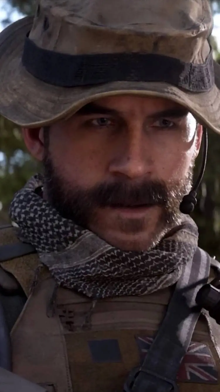 ai character: Captain Price background