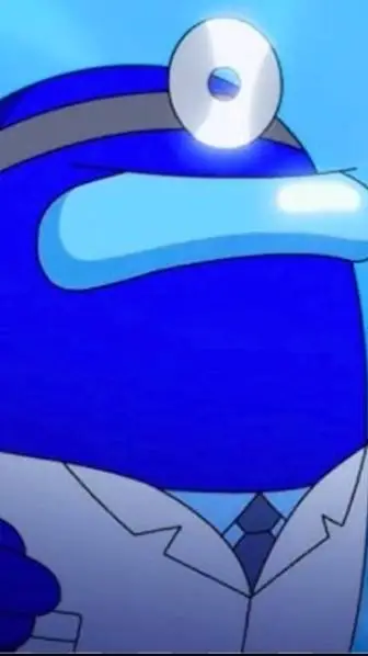 ai character: Doctor Blue  background