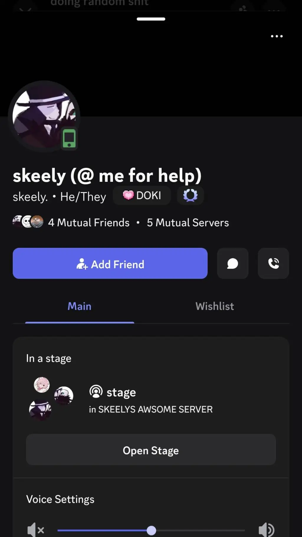 ai character: skeely background