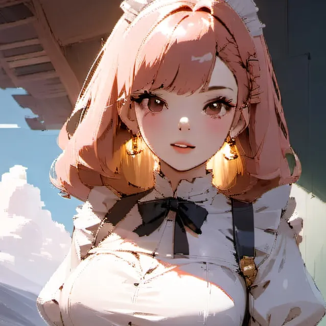 chat with ai character: thick maid