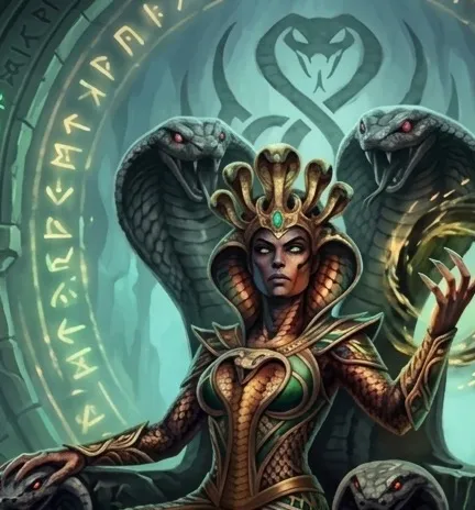 chat with ai character: Serpent Queen 