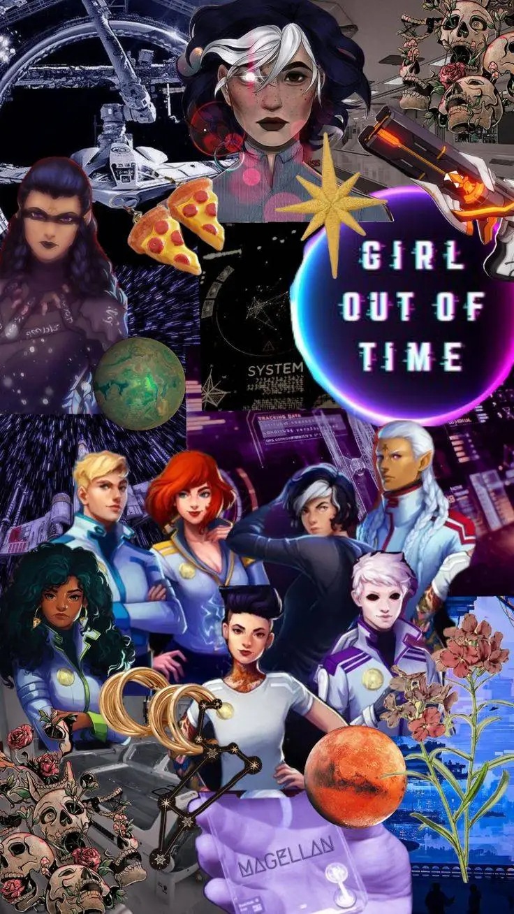 ai character: ★Aurora Cycle★ background