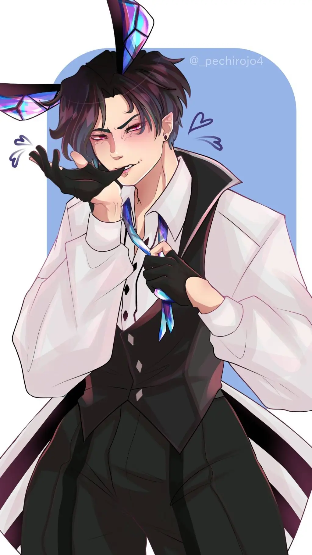 ai character: Lucifer  background