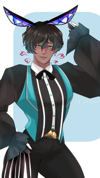 ai character: Simon  background