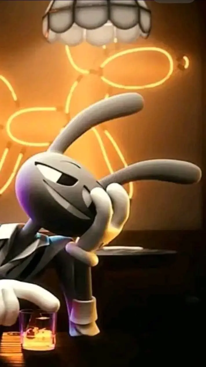 ai character: Rabbit  jax background