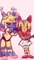 ai character: scraps x yatta🎉😺 background